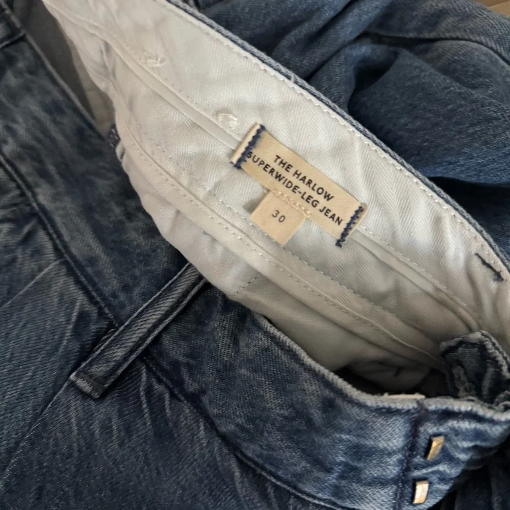 Madewell Blue The Harlow Superwide-Leg Jean in McNair Wash: Airy Denim Edition - Picture 8 of 9